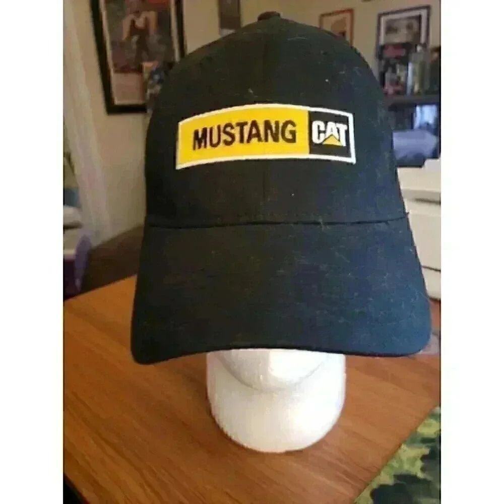 Mustang CAT Black  Adj Hat Nice